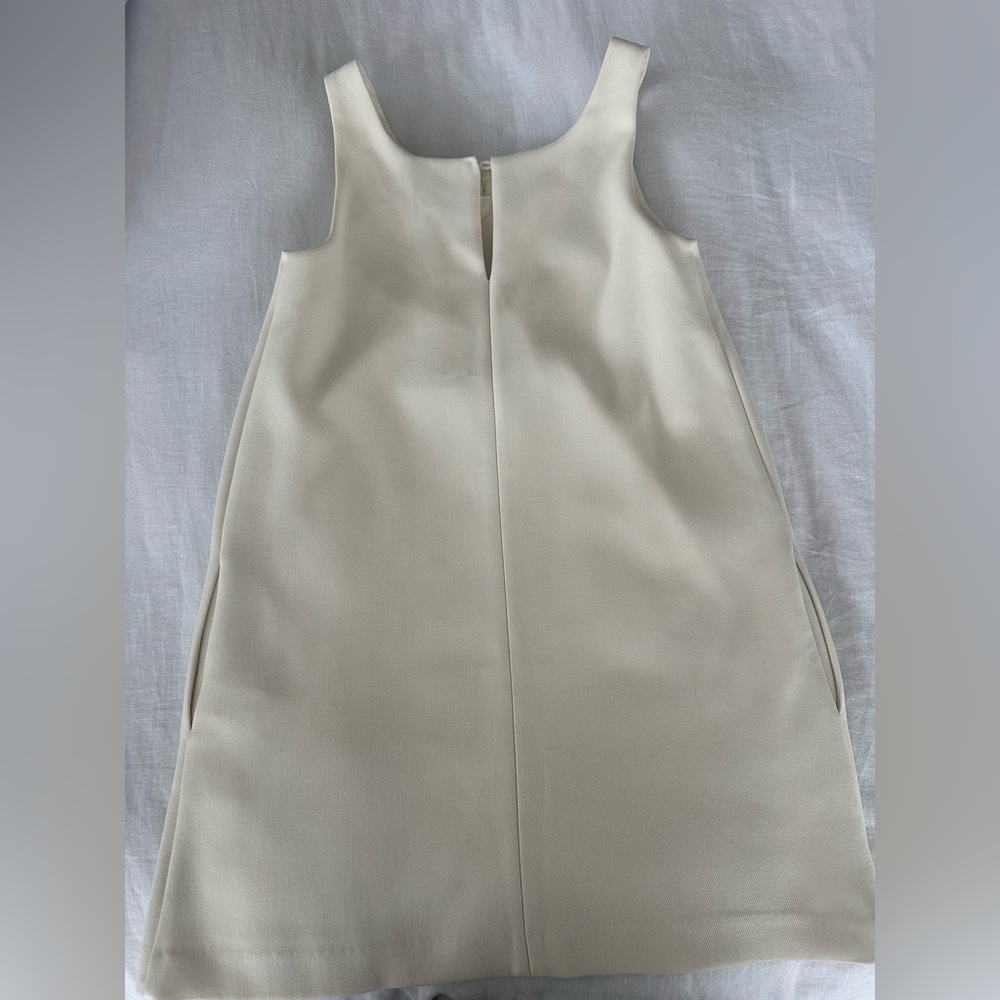 Zara Kids Cream Dress with Contrasting Bow - Picture 5 of 7